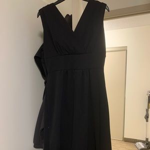 70s vintage formal dress gown black